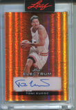 2024 Toni Kukoc Leaf Electrum BRONZE AUTO 15/20 AUTOGRAPH #BA-TK1 Chicago Bulls
