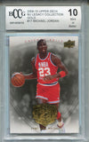 2009-10 Michael Jordan Upper Deck MJ LEGACY COLLECTION GOLD BCCG 10 #17 Chicago Bulls HOF 9153