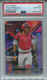 2021 Yadier Molina Topps Finest REFRACTOR PSA 10 #93 St. Louis Cardinals 1035