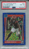 2021 Ja'Marr Chase Donruss Optic BLUE SCOPE RATED ROOKIE RC PSA 8 #207 Cincinnati Bengals 0250