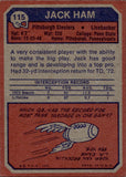 1973 Jack Ham Topps Pittsburgh Steelers #115 BV$60