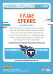 2023 Tyjae Spears Panini Donruss BLUE RATED ROOKIE AUTO AUTOGRAPH RC #396 Tennessee Titans