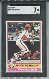 1976 Mike Schmidt Topps SGC 7 #480 Philadelphia Phillies HOF 6579