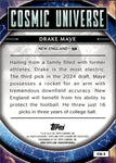 2024 Drake Maye Topps Cosmic Chrome COSMIC UNIVERSE SP ROOKIE RC #CU-3 New England Patriots