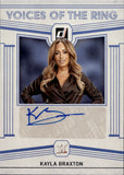2023 Kayla Braxton Panini Donruss VOICES OF THE RING AUTO #VR-KBX 2