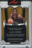 2025 Allen Iverson Autograph Leaf Metal Basketball 09/10 #MA-AI1 AUTO PHILADELPHIA 76ERS