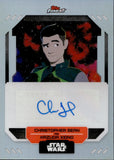 2023 Christopher Sean as Kazuda Xiono Autograph Topps Star Wars Finest #FA-CS AUTO