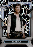 2023 Han Solo Topps Star Wars High-Tek #3 08/50 BLUE WEB REFRACTOR