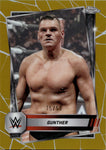 2025 Gunther Topps Chrome WWE GOLD REFRACTOR 15/50 #2 Monday Night Raw