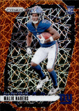 2024 Malik Nabers Panini Prizm ROOKIE ORANGE LAZER PRIZM RC #370 New York Giants