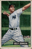 1951 Billy Johnson Bowman #74 New York Yankees BV $25