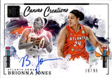 2025 Brionna Jones Panini Impeccable WNBA CANVAS CREATIONS AUTO 06/99 AUTOGRAPH #CC-BJ Atlanta Dream