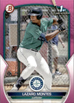 2023 Lazaro Montes Bowman 1ST BOWMAN PROSPECTS FUCHSIA 224/299 #BP-58 Seattle Mariners