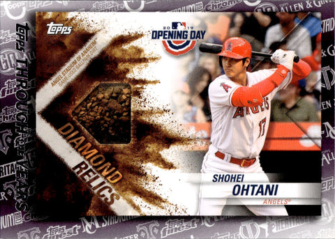 2021 Shohei Ohtani Topps THROUGH THE YEARS FACSIMILE REPRINTS #TTY-22 Anaheim Angels