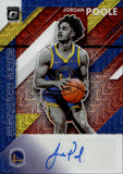 2019-20 Jordan Poole Donruss Optic SIGNATURE SERIES CHOICE PRIZM ROOKIE AUTO AUTOGRAPH RC #SS-JPL Golden State Warriors