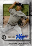 2019 Jonathan Loaisiga Topps Tribute ROOKIE AUTO 063/199 AUTOGRAPH #TA-JL New York Yankees