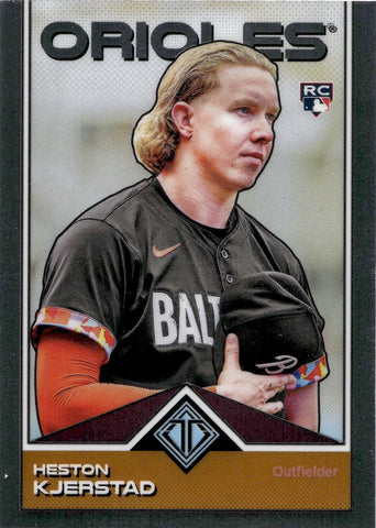 2024 Heston Kjerstad Topps Transcendent Collection TRANSCENDENT ICONS CHROME ROOKIE RC #54 Baltimore Orioles