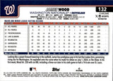 2025 James Wood Topps Chrome REFRACTOR ROOKIE RC #132 Washington Nationals
