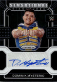 2022 Dominik Mysterio Panini Prizm WWE SENSATIONAL SIGNATURES AUTO AUTOGRAPH #SS-DMY Monday Night Raw 1