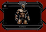 2023 The Rock Panini Prizm WWE RED PRIZM 181/299 #41 WWE Legend