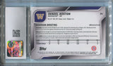 2025 Denzel Boston Bowman University Chrome Sapphire 1ST BOWMAN ROOKIE RC CGC 10 #34 Cleveland Browns 5029
