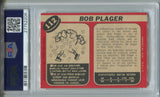 1968-69 Bob Plager O-PEE-CHEE ROOKIE RC PSA 7 #112 St. Louis Blues HOF 2206