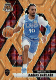2024-25 Darius Garland Panini Mosaic FLUORESCENT ORANGE 10/25 JERSEY NUMBER #189 Cleveland Cavaliers