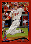 2014 Mike Trout Topps TARGET RED #1 Anaheim Angels