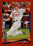 2014 Mike Trout Topps TARGET RED #1 Anaheim Angels