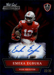 2021 Emeka Egbuka Wild Card Alumination BLUE ROOKIE AUTO 22/35 AUTOGRAPH RC #ANBC-A Tampa Bay Buccaneers
