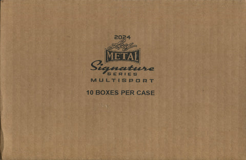 2024 Leaf Metal Signature Series Hobby, 10 Box Case