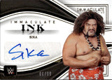 2023 Sika Auto Autograph Panini Immaculate Collection WWE Immaculate Ink 86/99 #IK-SKA WWE Legends