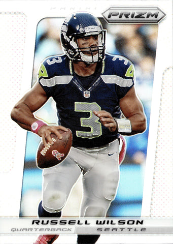 2013 Russell Wilson Panini Prizm HOLO SILVER #189 Seattle Seahawks