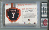 2002 Boomer Esiason Score QBC MATERIALS UNTOUCHED PATCH RELIC #8 Cincinnati Bengals