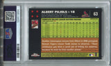 2007 Albert Pujols Topps Chrome REFRACTOR PSA 9 #63 St. Louis Cardinals 1854