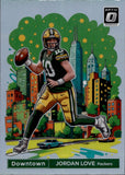 2024 Jordan Love Donruss Optic DOWNTOWN #5 Green Bay Packers