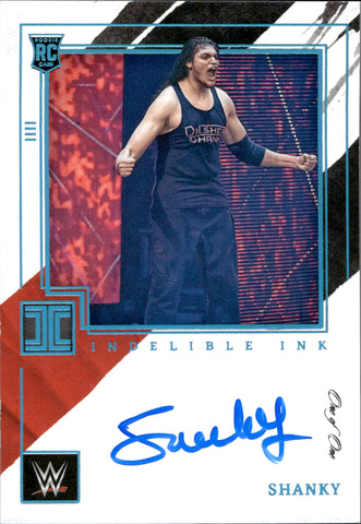 2022 Shanky Panini Impeccable WWE PLATINUM INDELIBLE INK AUTO 1/1 ONE OF ONE AUTOGRAPH #IN-SHY Friday Night Smackdown