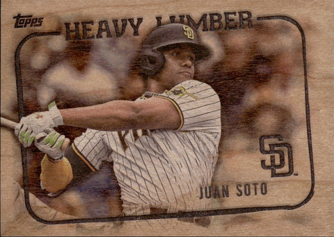2023 Juan Soto Topps HEAVY LUMBER #HL-3 San Diego Padres