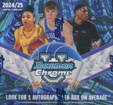 2024-25 Bowman Chrome University Basketball Sapphire Edition, Box