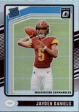 2024 Jayden Daniels Donruss Optic HOLO SILVER RATED ROOKIE RC #248 Washington Commanders