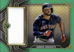 2022 Xander Bogaerts Topps Triple Threads EMERALD JUMBO JERSEY 07/27 RELIC #SJR-XB1 San Diego Padres