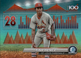 2024 Tink Hence Bowman Chrome SCOUTS TOP 100 AQUA REFRACTOR 017/125 #BTP=28 St. Louis Cardinals