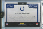 2024 Peyton Manning Panini One ORANGE ONE MOMENT IN TIME AUTO 10/20 AUTOGRAPH #381 Indianapolis Colts HOF