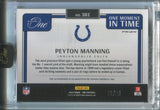 2024 Peyton Manning Panini One ORANGE ONE MOMENT IN TIME AUTO 10/20 AUTOGRAPH #381 Indianapolis Colts HOF