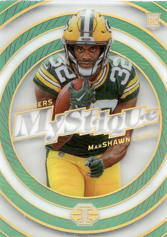 2024 MarShawn Lloyd Panini Illusions GREEN MYSTIQUE ROOKIE 07/10 RC #28 Green Bay Packers