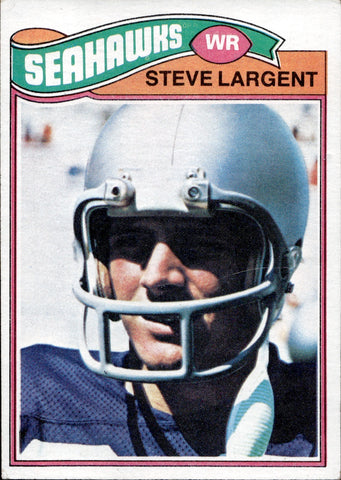 1977 Steve Largent Topps Seattle Seahawks #177 BV$50