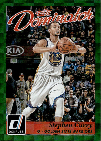 2015-16 Stephen Curry Panini Donruss ELITE DOMINATOR 798/999 #12 Golden State Warriors