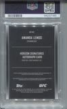 2024 Amanda Lemos Topps Midnight UFC HORIZON SIGNATURE AUTO AUTOGRAPH PSA 7 #HSALS Strawweight 7180