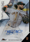 2015 Brandon Crawford Topps Finest REFRACTOR AUTO AUTOGRAPH #FA-BC San Francisco Giants