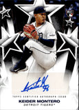 2025 Keider Montero Topps BASEBALL STARS ROOKIE AUTO AUTOGRAPH RC #BSA-KM Detroit Tigers